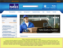 Tablet Screenshot of panek-sklep.pl